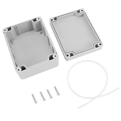 Anschlussdose IP65 Wasserdichte Rechteckige Junction Box,ABS Gehäuse Elektrische Anschlussdosen Outdoor Projekt Box Gehäuse mit Zubehör(115 × 90 × 55mm) von BORDSTRACT