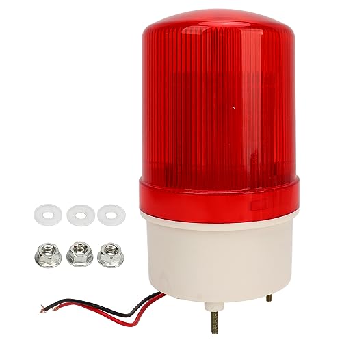 Bordstract Industrieller Rotierender LED-Blitz, Rote LED-Beacon-Warnleuchten, Notlicht Für Den Innen- Und Außenbereich, Notfallwarnlampe(220V) von BORDSTRACT