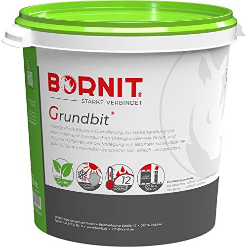 BORNIT - Grundbit Bitumen Voranstrich Grundierung - Gebindegröße: 25 Liter von BORNIT