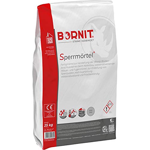 Bornit - Sperrmörtel Bornit (Dickmörtel) Fertigmörtel Sperrputz von BORNIT