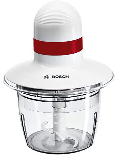 Bosch MMRP1000 electric food chopper 0.8 L 400 W Red Transparent White von BOSCH