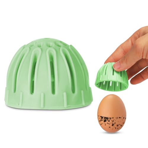 Eierreiniger, 5,5x5,5x4cm Eier Bürste Silikon Eierschrubber Eierbürstenreiniger Waschwerkzeug Eierwascher Küchengerät Zubehör für Eier Lagerung Verbrauch von BOXOB