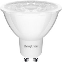Braytron - 5x led Leuchtmittel GU10 cob 7W Abstrahlwinkel: 38° 560 Lumen Glühbirne Glühlampe Spot Stromsparend: a+ warmweiß 5 Stück von BRAYTRON
