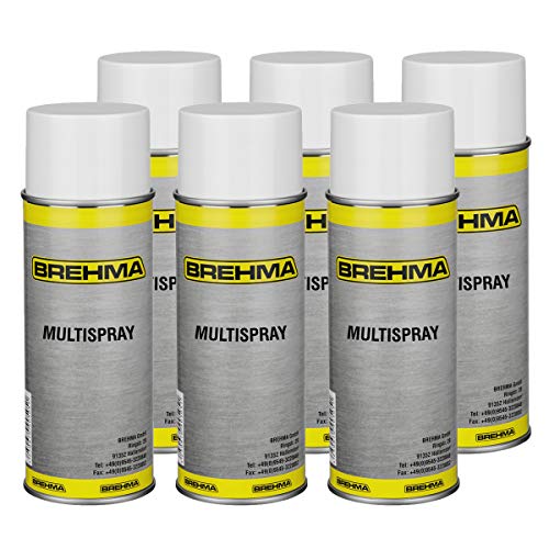 BREHMA 6X Multispray Multifunktionsöl Reninigungsspray Kriechöl Schmierspray Kettenspray von BREHMA