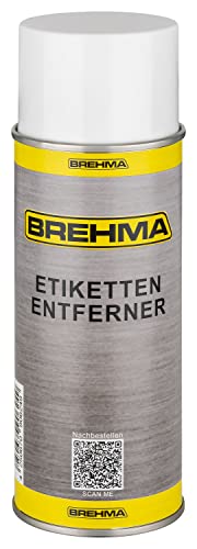 Etikettenentfernerspray Etikettenlöser Kleberentferner 400ml Aufkleberlöser von BREHMA