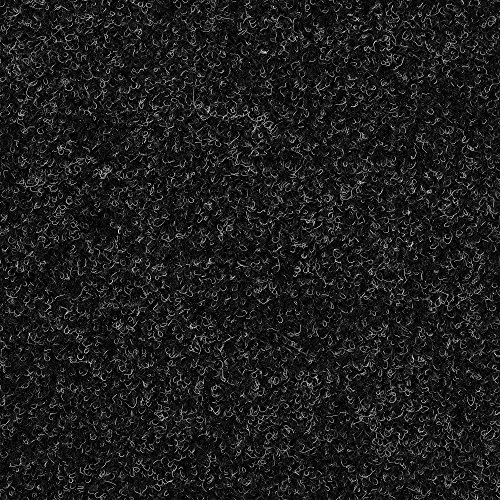 Kunstrasen Rasenteppich mit Noppen | Höhe ca. 7,5mm | 133, 200 und 400 cm Breite | anthrazit schwarz | Meterware, verschiedene Größen | Größe: 7 x 2 m von BRICOFLOR