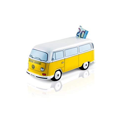 BRISA VW Collection - Volkswagen Spar-Büchse-Schwein-Dose im T2 Bulli Bus Design (Classic Bus/Orange) von BRISA