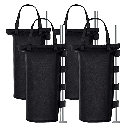 BROSYDA Sandsack-Set, robust, 1680D, Gewichte für Pavillonbeine, Sandsäcke für alle Pop-Up-Zelte, Baldachin, Outdoor-Terrasse, 4 Stück von BROSYDA