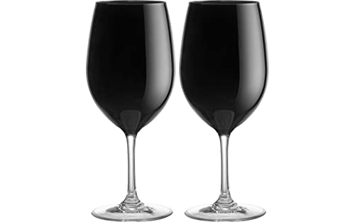 BRUNNER 0830184N.C03 Elegante bruchsichere Weingläser, Wineglass Thango Black 2 Stück, 60 Cl von BRUNNER