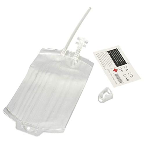 BSTCAR 350ML Infusionsbeutel, Infusionsbeutel Zum Befüllen Getränkebeutel Blutbeutel Zum Befüllen Infusionsbesteck Transparent, Halloween Requisiten von BSTCAR