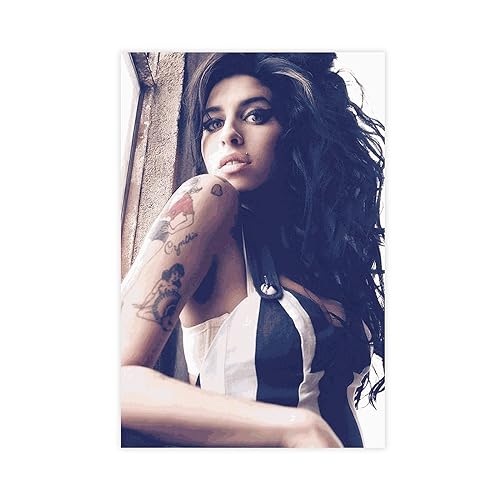 BSapp Amy Winehous Poster 3 Leinwand Poster Schlafzimmer Dekor Sport Landschaft Büro Zimmer Dekor Geschenk 30 x 45 cm von BSapp