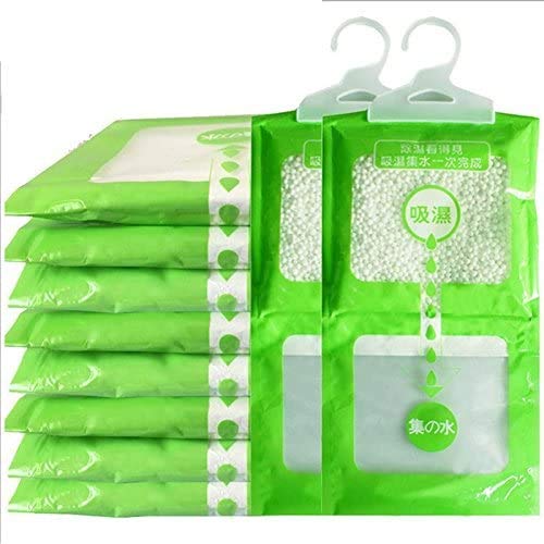 10 Pack Hängenden Luftentfeuchter Taschen Feuchtigkeits Trockenmittel Tasche für Schränke Schränke Küche Bad von BULZEU
