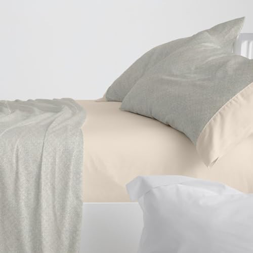 Burrito Blanco Bettwäsche-Set für Betten mit 105 cm Breite (+ verfügbare Größen), Polyester, 50% Baumwolle, 50% Baumwolle, Design 042, Türkis (105 x 190/200 cm) von BURRITO BLANCO