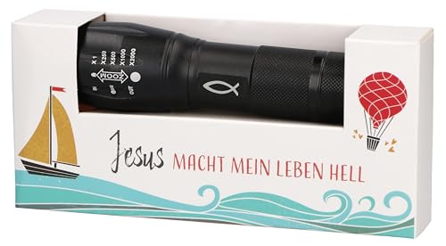 Jesus macht mein Leben hell. Taschenlampe von BUTZON & BERCKER