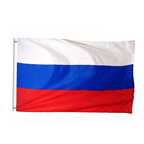 35.4x59 Zoll Große Flagge Große Russland-Flagge Banner Polyester Gedruckt Russland Nationalflagge Messingösen von BYFRI