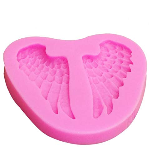 BYFRI Angel Wings-silikon-form-fee-baby-3d Sugarcraft Kuchen Icing Schokolade DIY Küchenzubehör 1pc von BYFRI