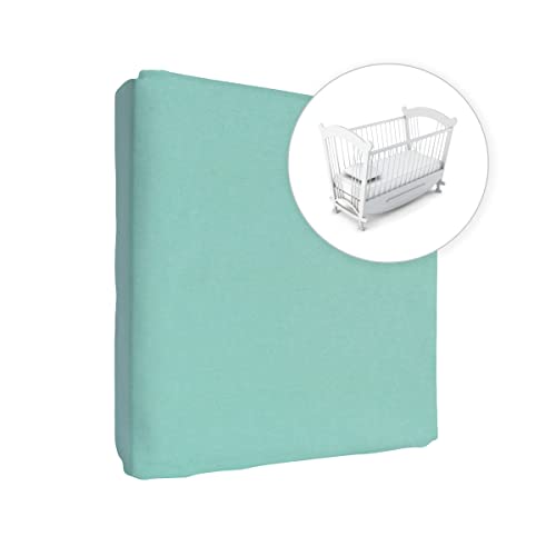 Jersey 100% Baumwolle Spannbettlaken für 90 x 40 cm Babybett Wiege Matratze (Tiffany) von Baby Comfort