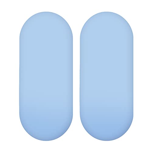 2X Jersey-Spannbettlaken für Babykörbe, oval, 100% Baumwolle (Blau) von Baby Comfort