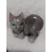 Vintage Kätzchen Katze Figur Zahnstocher Halter Keramik Handbemalte Japan. Zustand Ist in Gutem Zustand, Hat Aber Etwas Scratc von BacktoyouShop