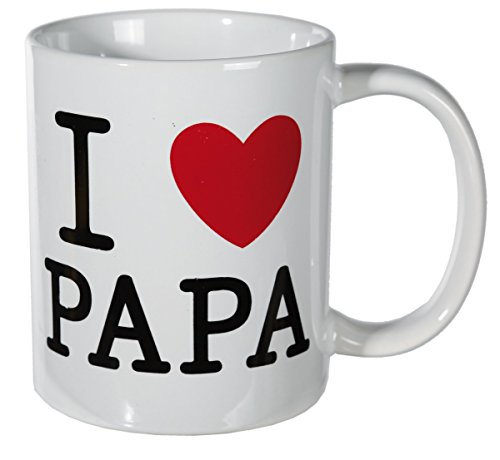 Bada Bing Tasse I Love I Papa Dad Beste Eltern Geschenk Kaffeetasse Becher von Bada Bing