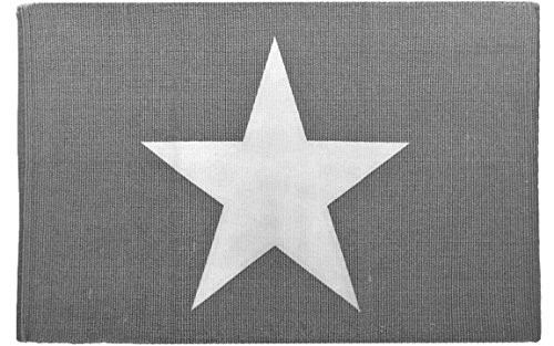 Bada Bing Teppich Läufer Ca. 60 x 90 cm Grau Mit Großem Weißem Stern Modern 09A von Bada Bing