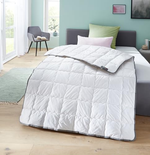 Badenia Trendline Clean Cotton leichte Bettdecke für den Sommer, 135 x 200 cm, Öko- Tex zertifiziert, produziert nach deutschem Qualitätsstandard von Badenia Trendline
