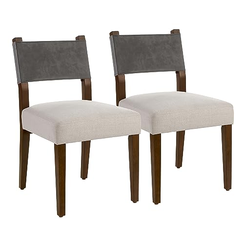 Ball & Cast Chair Dining Chairs, Linen, 48cm Seat Height von Ball & Cast