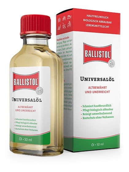 Ballistol® Universalöl 50ml Flasche, bewährtes Spezialmittel, Multi... von Ballistol
