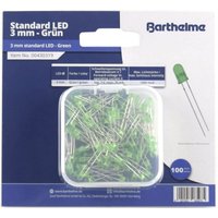 LED-Sortiment Grün Rund 3 mm 100 mcd 30 ° 20 mA 2 v - Barthelme von Barthelme