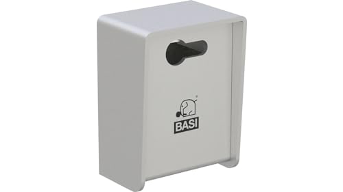 BASI | Schlüsseltresor mit Vorrichtung für Profil-Halbzylinder | Hochwertiges Edelstahl | Schlüsselsafe | Schlüsselbox für Innen- und Außenbereich | Wandmontage von BASI