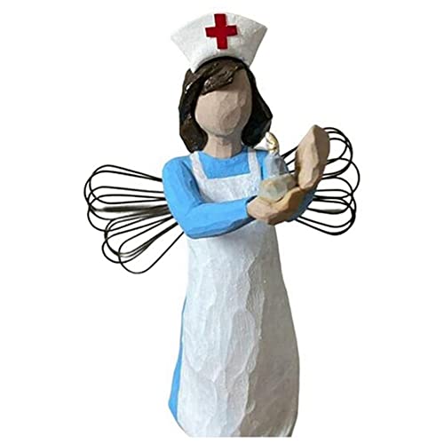 Bassulouda Figur Engel der Freundschaft Krankenschwester Figur Souvenirs Geschenke Engel der Freundschaft Geschenke Krankenschwester Figur Geschenke für Besitzer A von Bassulouda