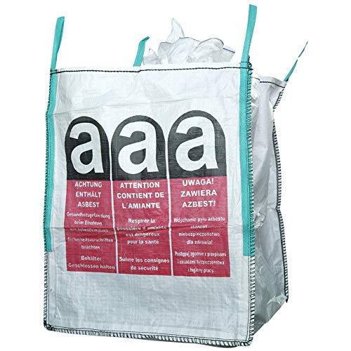 2er Set - Big Bag Asbest 90 x 90 x 110 cm - pro Stück 7.89 von Bauhandel33