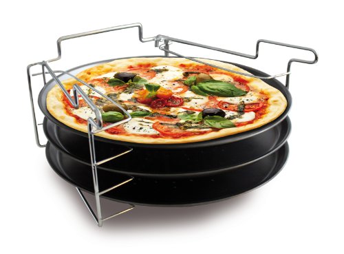 Baumalu 3776 Pizzablech-Set, mit Ständer, 3 Stück von Baumalu