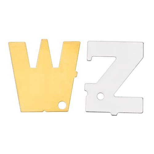 Be In Your Mind 2 x Dosierhebel-Einstellwerkzeug (W und Z-Form), kompatibel mit Walbro, kompatibel mit Zama-Vergasern auf Rasentrimmern und Kettensägen, Metall von Be In Your Mind