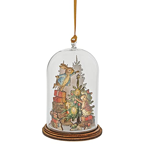 Beatrix Potter Peter Benjamin Wooden Hanging Ornament von Enesco