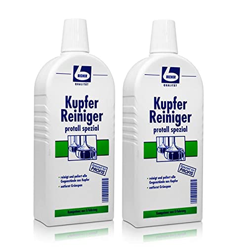 2x Dr. Becher Kupfer Reiniger protall spezial 500 ml von Becher