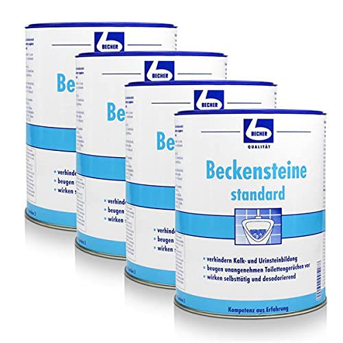 4x Dr. Becher Beckensteine standard für Urinale 30 stk. von Becher