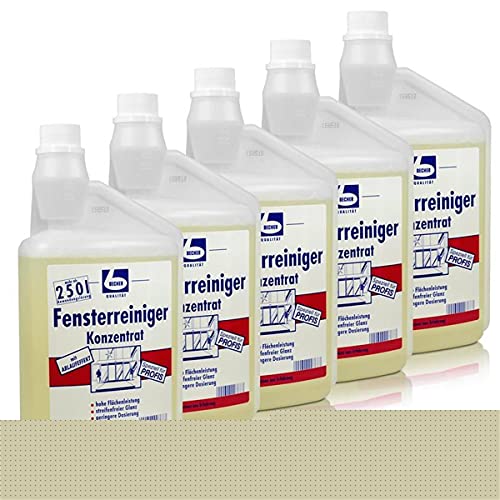 5X Dr. Becher Fensterreiniger Konzentrat 1 Liter von Becher