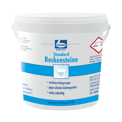 Dr. Becher Beckensteine Standard - 30 Stück | Packung (30 Stück) von Becher