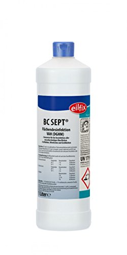 Eilfix aldehydfreies und fungizides BC-SEPT Flächendesinfektionsmittel 1000 ml von Becker