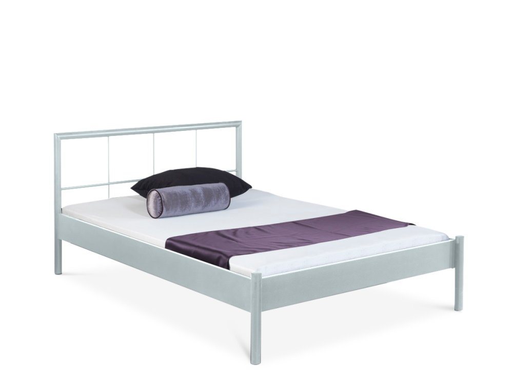 BedBox Metallbett Daisy, schlichtes zeitloses Design, pulverbeschichtetes Metall, stabil und langlebig von BedBox