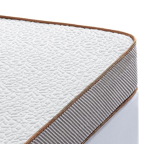 BedStory Topper 100x200cm, 10cm Hoch H3&H4 Öko-TEX Zertifiziert Matratzentopper aus Gel Memory Foam - Matratzen Topper mit Waschbarem Bezug von BedStory