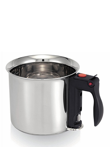 Beka Simmertopf 1,7L Doppelwändiger Spezialgriff Mit Wasserstandanzeige. Geeignet Für Alle Herdarten, Inkl. Induktion. Topf, Edelstahl, 16 cm von Beka