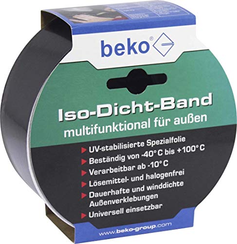 beko Iso-Dicht-Band 60 mm x 25 m schwarz multifunktional für außen 235 310 4 von Beko