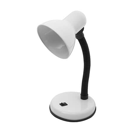 Bel Air Home - ICARO Serie Schreibtischlampe | Stilvolles Design für Büro & Home-Office | Energieeffiziente Beleuchtung | E27 Fassung (Weiß) von Bel Air Home