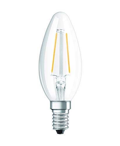 BELLALUX LED-Lampe, Sockel E14, Kaltweiß (4000K), Klares Filament, Kerzenform, Ersatz für herkömmliche 25W-Glühbirne, 1er-Pack von Bellalux