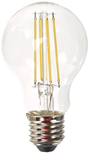 BELLALUX LED-Lampe, Sockel E27, Kaltweiß (4000K), Klares Filament, Birnenform, Ersatz für herkömmliche 60W-Glühbirne, 1er-Pack von Bellalux