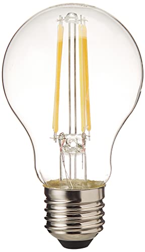BELLALUX LED-Lampe, Sockel E27, Kaltweiß (4000K), Klares Filament, Birnenform, Ersatz für herkömmliche 75W-Glühbirne, 1er-Pack von Bellalux