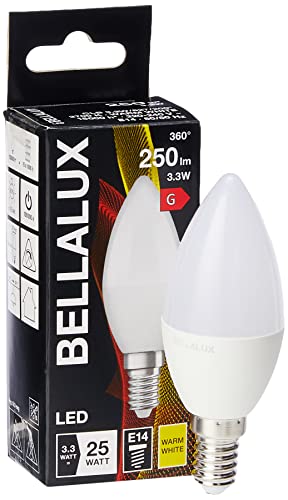 Bellalux LED ST Clas B Lampe, Sockel: E14, Warm White, 2700 K, 3, 20 W, Ersatz für 25-W-Glühbirne von Bellalux