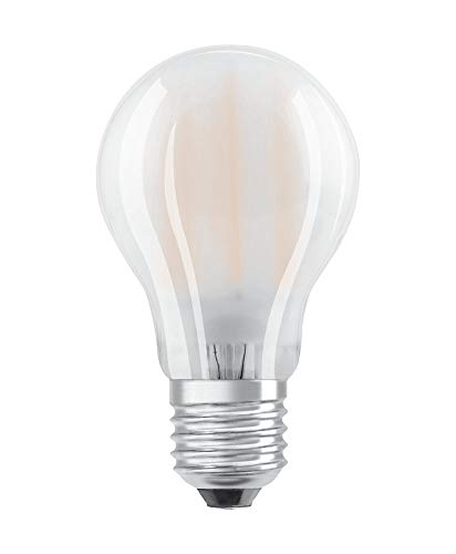 OSRAM Dimmbare Filament LED Lampe mit E27 Sockel, Kaltweiss (4000K), klassische Birnenform, 5W, Ersatz für 40W-Glühbirne, matt, LED Retrofit CLASSIC A DIM , 10er-Pack von Bellalux